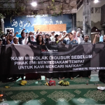 Puluhan Tahun Berdagang, PKL di gresik tolak Penggusuran Sepihak dari Perusahaan BUMN