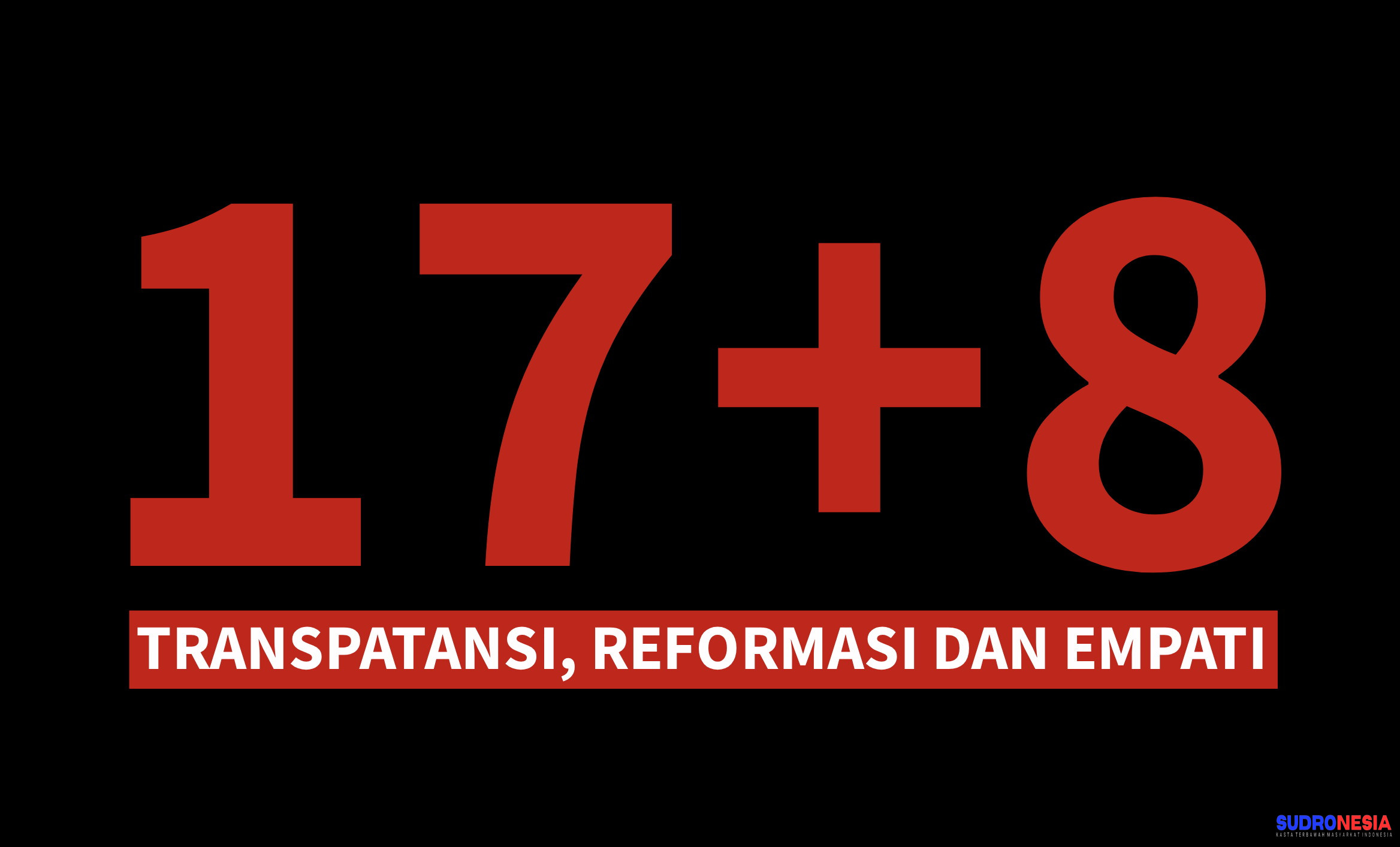 Tuntutan 17+8 Terus Menggemah di berbagai media sosial