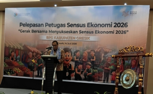 Kick Off Sensus Ekonomi Dimulai, 1.095 Petugas di Gresik Siap Turun ke Lapangan Setelah Digembleng 4 Hari